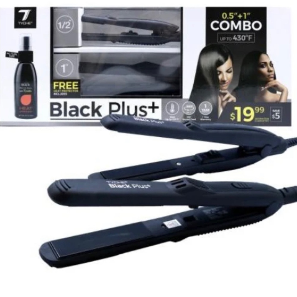 Tyche Flat Iron 1 in & 1/2 Set